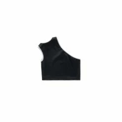 TELFAR Crop Performance Half Tank - Black