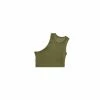 TELFAR Cropped Half Tank - Drab
