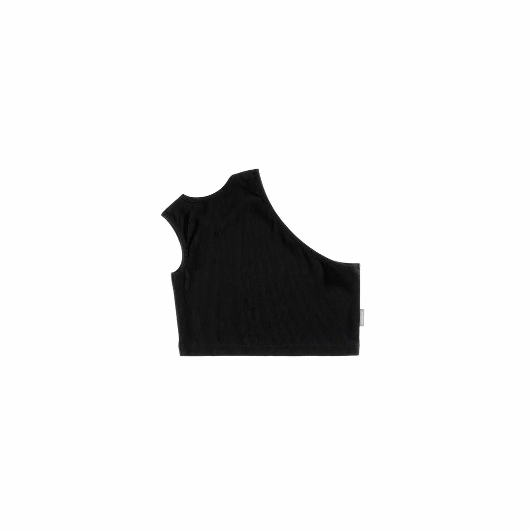 Hot Sale 🎉 TELFAR Cropped Half Tank - Black ⭐ 2 TELFAR Cropped Half Tank - Black