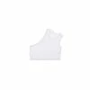 TELFAR Cropped Half Tank - White