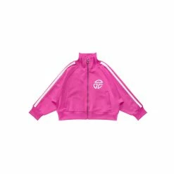 TELFAR Cropped Track Jacket - Azalea