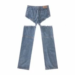 TELFAR Thigh-Hole Jean - Blue