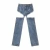 TELFAR Thigh-Hole Jean - Blue