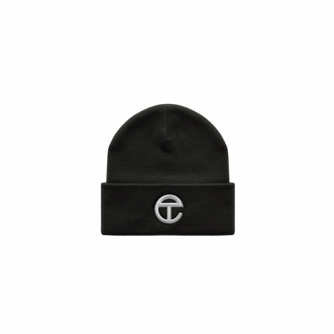 Best Pirce 🤩 TELFAR Embroidered Beanie - Black/White Beanies 👍 1 TELFAR Embroidered Beanie - Black/White Beanies