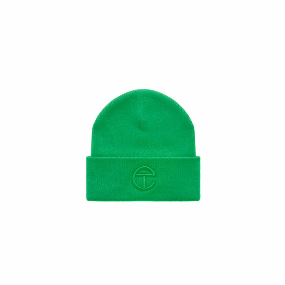 New โค๏ธ TELFAR Beanies Embroidered Beanie - Greenscreen ๐ 1 TELFAR Beanies Embroidered Beanie - Greenscreen
