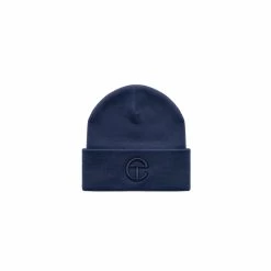 TELFAR Beanies Embroidered Beanie - Navy
