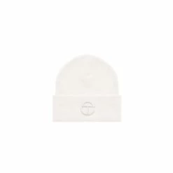TELFAR Beanies Embroidered Beanie - White/White