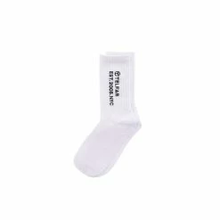 TELFAR EST. 2005 Logo Socks - White