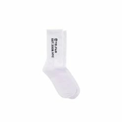 TELFAR EST. 2005 Logo Socks - White