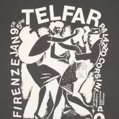 TELFAR Florence Invite T - Charcoal T-Shirts
