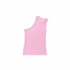 TELFAR Half Tank - Bubblegum Rib Knits
