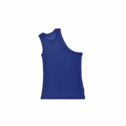 TELFAR Rib Knits Half Tank - Painter's Tape