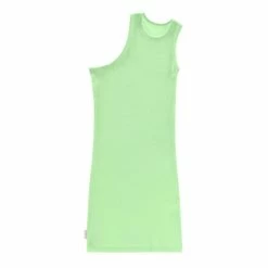TELFAR Rib Knits Half Tank Tunic - Doublemint
