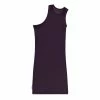 TELFAR Half Tank Tunic - Eggplant Rib Knits