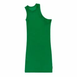 TELFAR Rib Knits Half Tank Tunic - Greenscreen