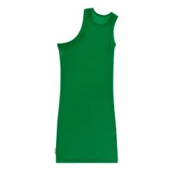 TELFAR Rib Knits Half Tank Tunic - Greenscreen