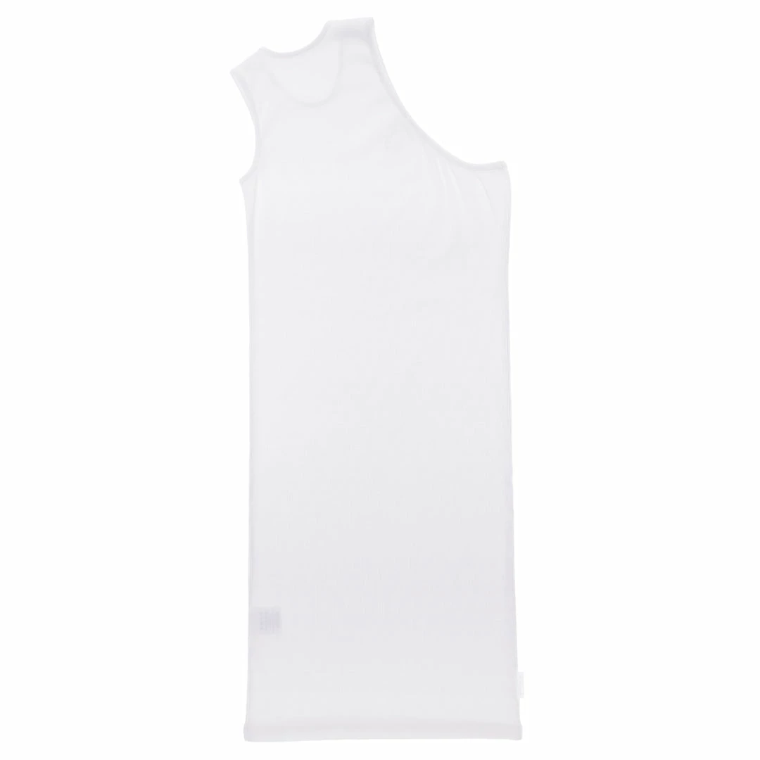Flash Sale โจ TELFAR Half Tank Tunic - White Rib Knits ๐ 2 TELFAR Half Tank Tunic - White Rib Knits