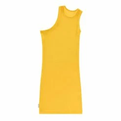 TELFAR Rib Knits Half Tank Tunic - Yellow