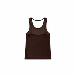 TELFAR Halter Tank - Chocolate Rib Knits
