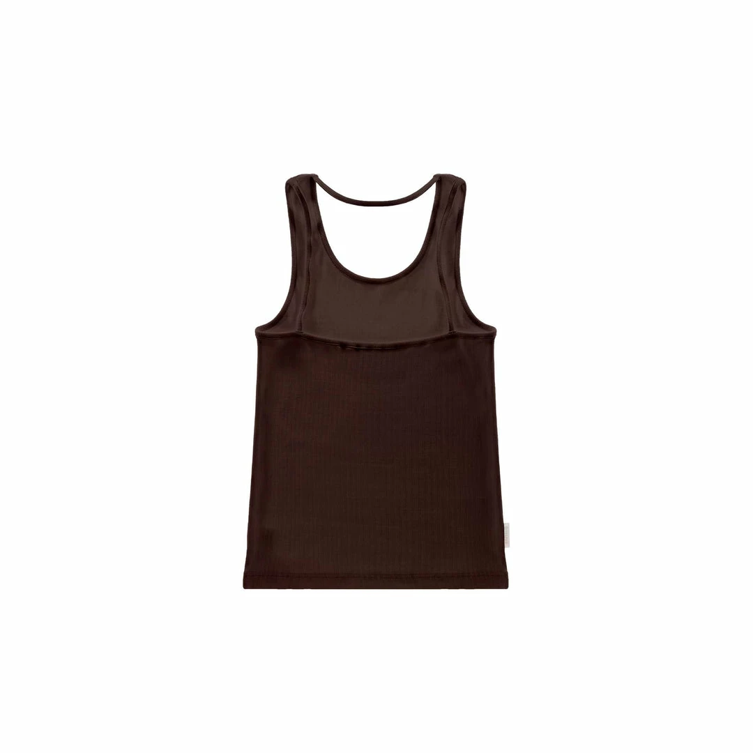 Flash Sale ๐ TELFAR Halter Tank - Chocolate Rib Knits ๐ 2 TELFAR Halter Tank - Chocolate Rib Knits