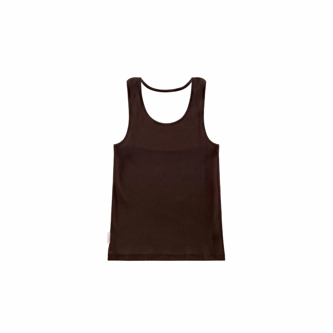 Flash Sale ๐ TELFAR Halter Tank - Chocolate Rib Knits ๐ 1 TELFAR Halter Tank - Chocolate Rib Knits