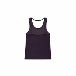 TELFAR Halter Tank - Eggplant Rib Knits