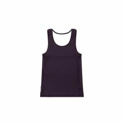 TELFAR Halter Tank - Eggplant Rib Knits