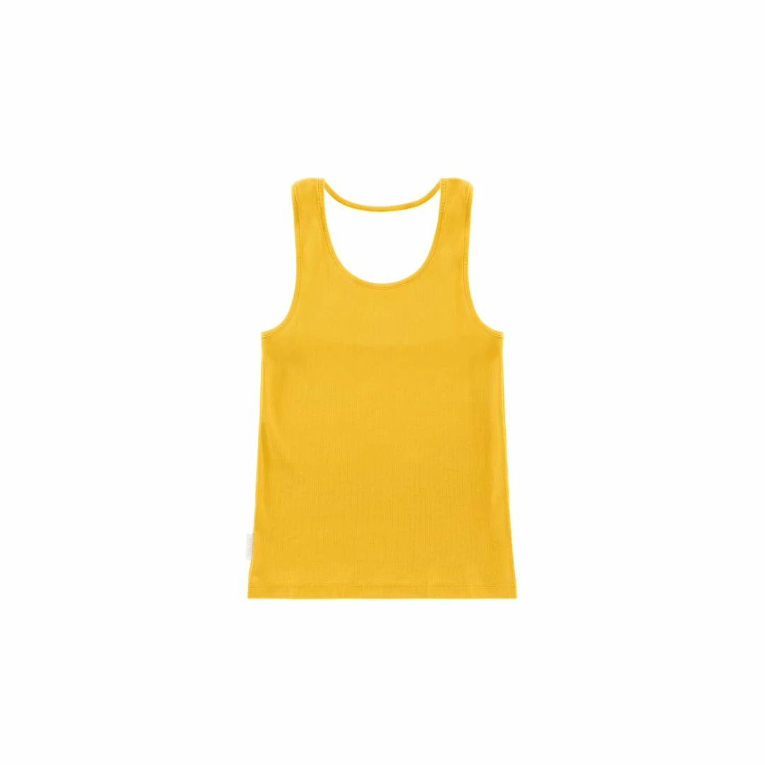 Buy ๐ TELFAR Rib Knits Halter Tank - Yellow ๐ 1 TELFAR Rib Knits Halter Tank - Yellow