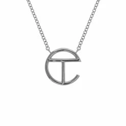 TELFAR Logo Pendant - Silver Jewelry