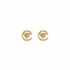 TELFAR Jewelry Logo Stud Earring - Gold