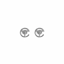 TELFAR Logo Stud Earring - Silver Jewelry