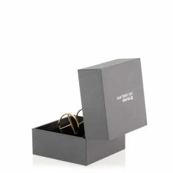 TELFAR Jewelry Medium Logo Hoop Earring - Gold