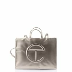 TELFAR Shopping Bags Large Bronze Shopping Bag
