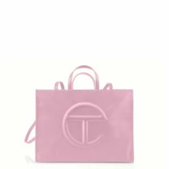 TELFAR Shopping Bags Large Bubblegum Shopping Bag