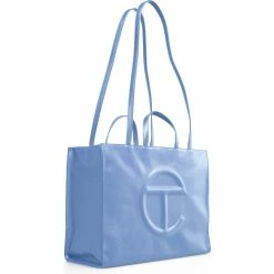 TELFAR Large Cerulean Shopping Bag Shopping Bags