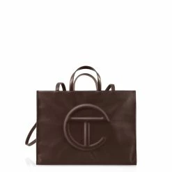 TELFAR Large Chocolate Shopping Bag Shopping Bags