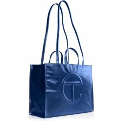 TELFAR Large Cobalt Shopping Bag Shopping Bags