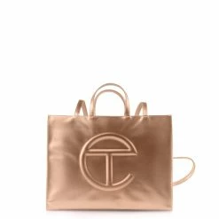 TELFAR Large Copper Shopping Bag
