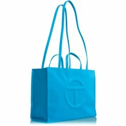 TELFAR Shopping Bags Large Cyan Shopping Bag