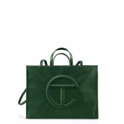 TELFAR Shopping Bags Large Dark Olive Shopping Bag