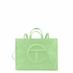 TELFAR Shopping Bags Large Double Mint Shopping Bag