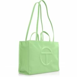 TELFAR Shopping Bags Large Double Mint Shopping Bag