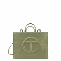 TELFAR Large Drab Shopping Bag Shopping Bags