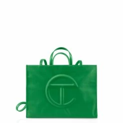 TELFAR Large Greenscreen Shopping Bag Shopping Bags