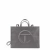 TELFAR Large Grey Shopping Bag Shopping Bags