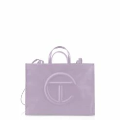 TELFAR Large Lavender Shopping Bag Shopping Bags