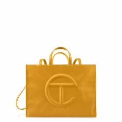 TELFAR Large Mustard Shopping Bag