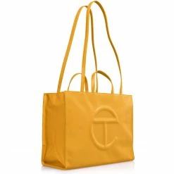 TELFAR Large Mustard Shopping Bag