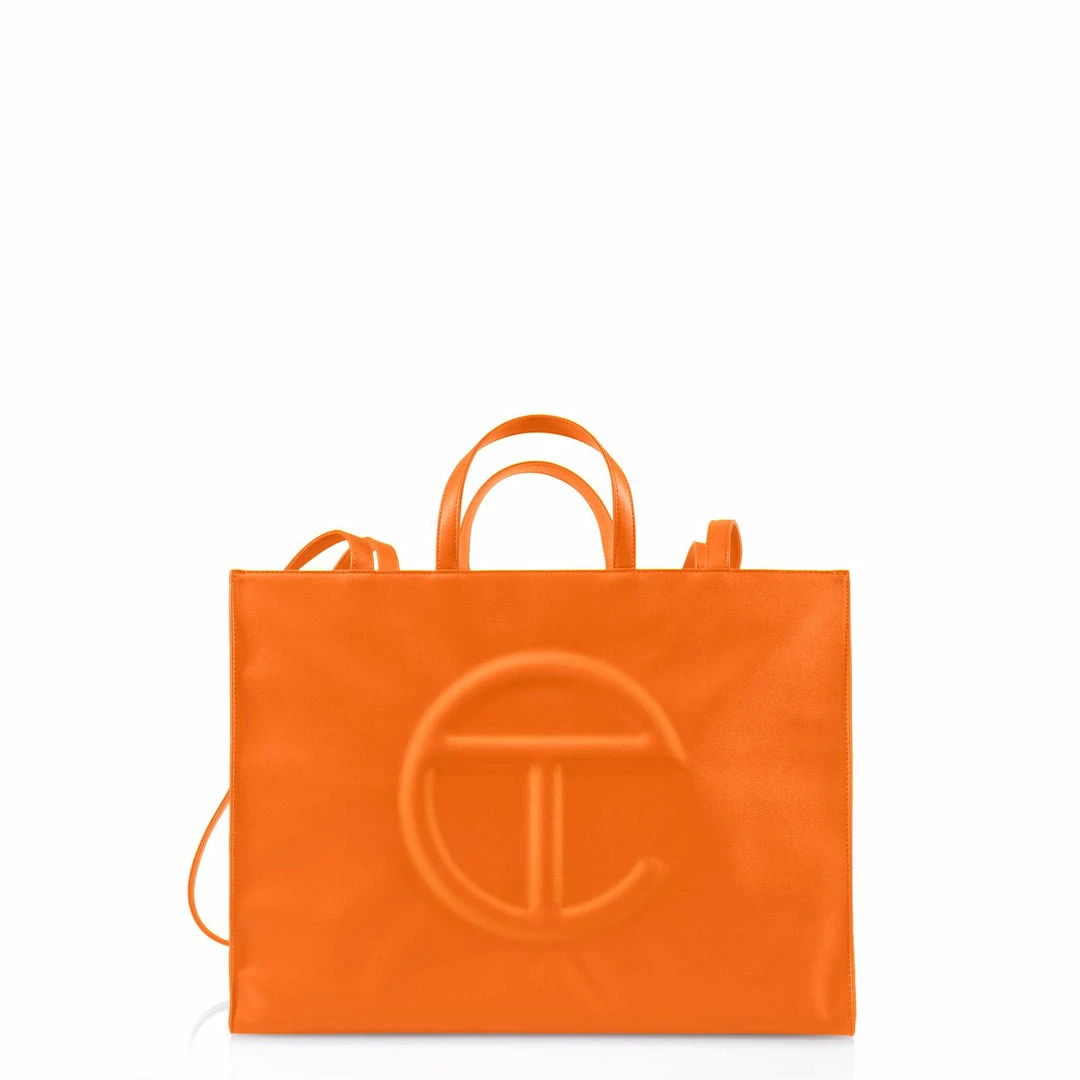 Cheap 🥰 TELFAR Large Orange Shopping Bag 👏 1 TELFAR Large Orange Shopping Bag