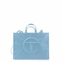 TELFAR Large Pool Blue Shopping Bag Shopping Bags